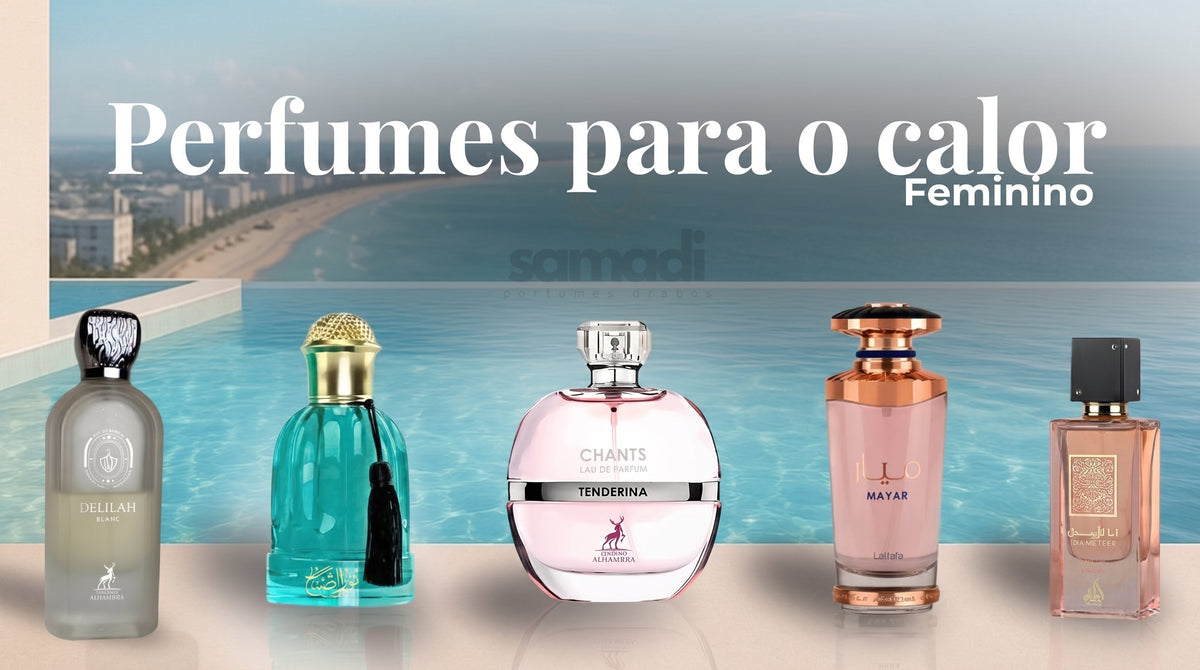 Perfumes árabes femininos frescos para o calor