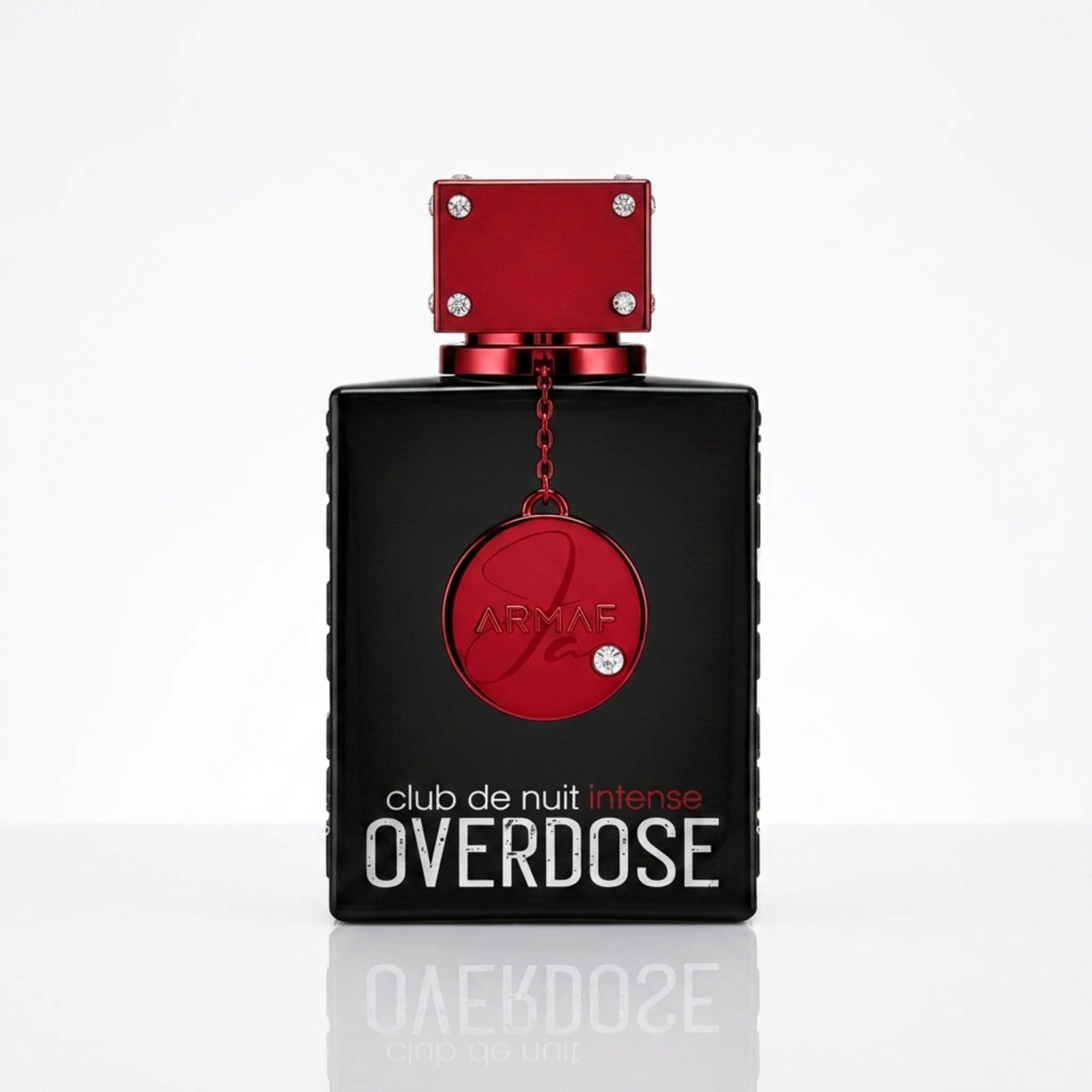 Frasco original Armaf Club de Nuit Intense Overdose para apresentação do Decant