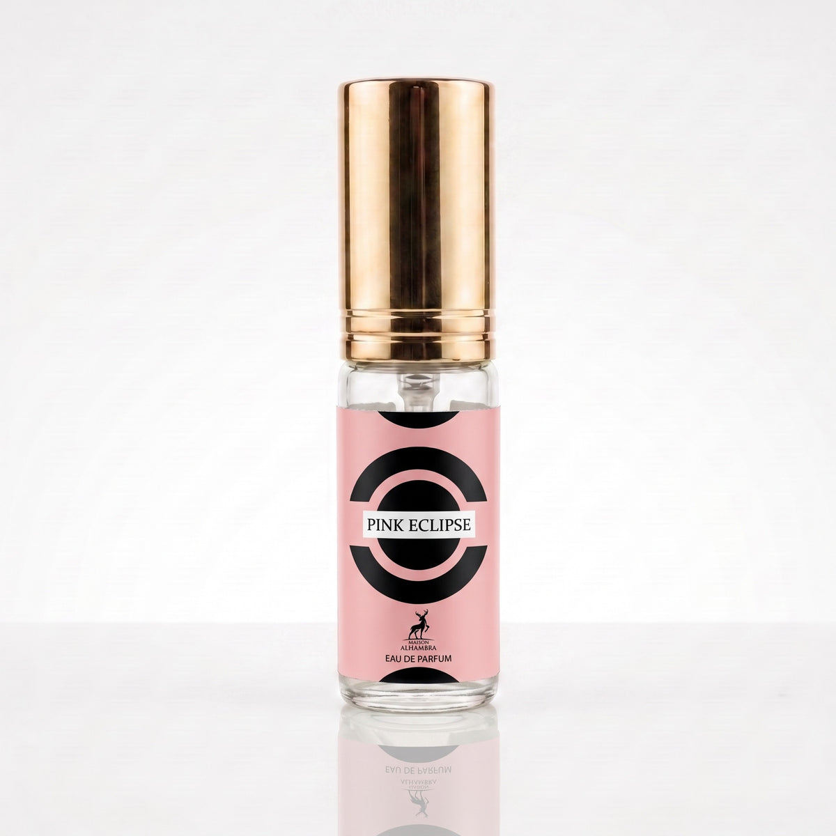 Decant do perfume Maison Alhambra Pink Eclipse em frasco com spray