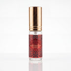 Decant do perfume Rayhaan Crimson EDP masculino em fundo branco.
