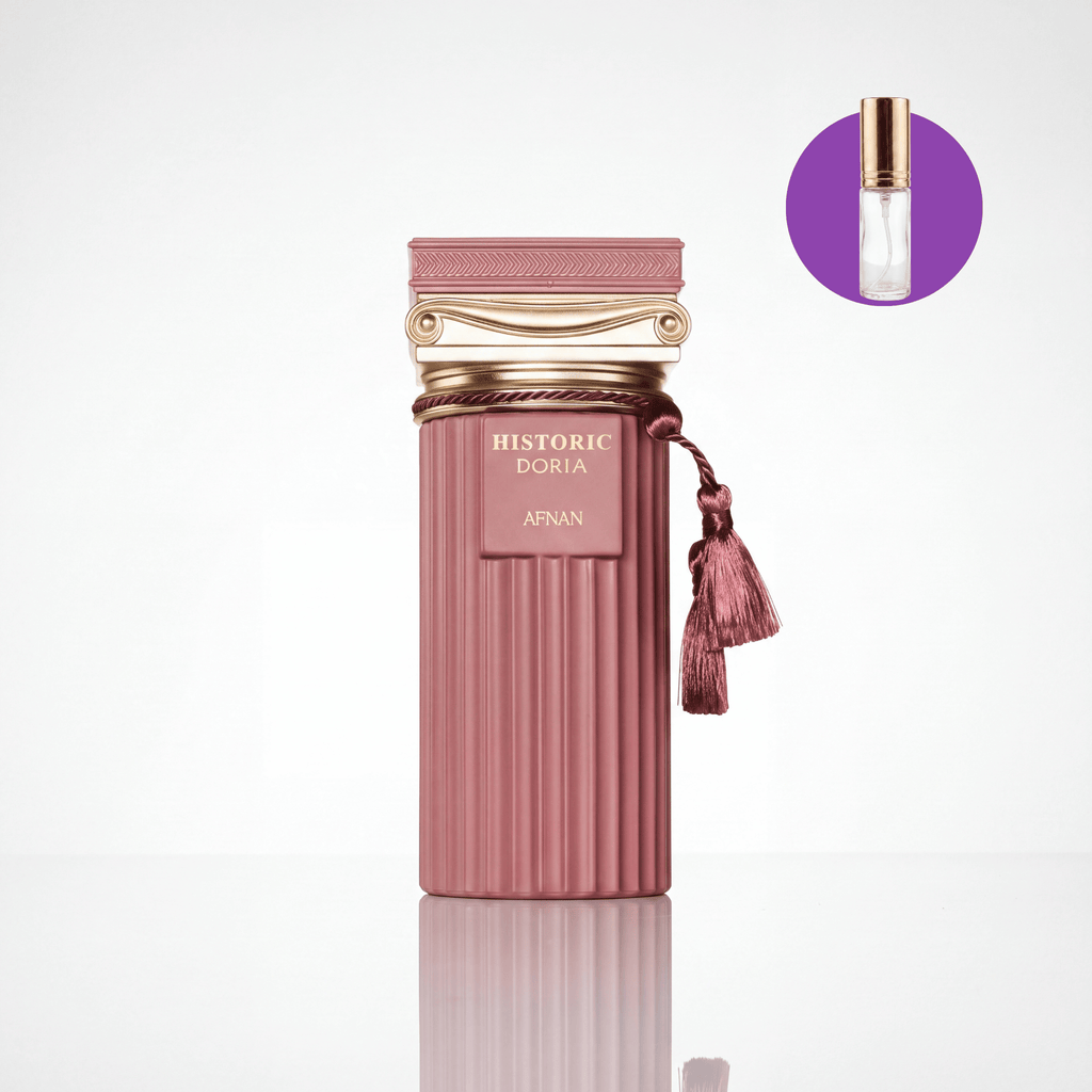 Perfume Árabe Afnan Historic Doria EDP Unissex - Decant