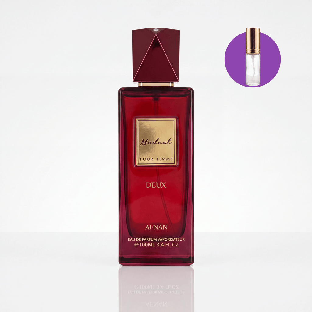 Perfume Árabe Afnan Modest Deux EDP Feminino - Decant