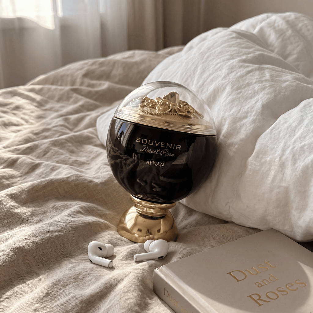 Souvenir Desert Rose Afnan - Perfume Árabe Compartilhável