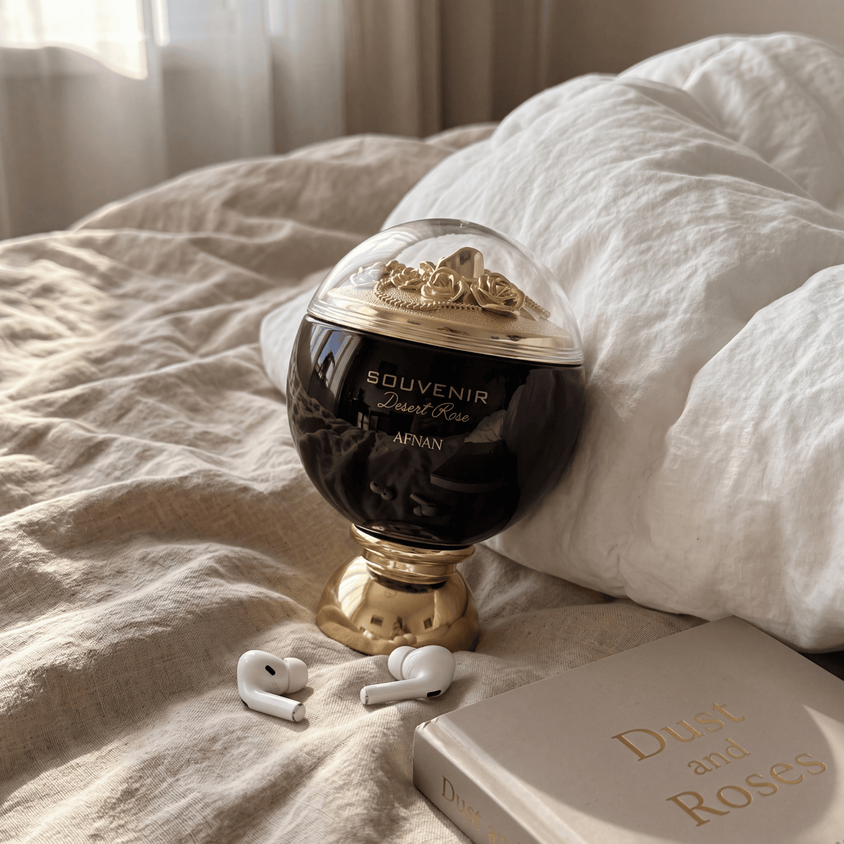 Souvenir Desert Rose Afnan - Perfume Árabe Compartilhável