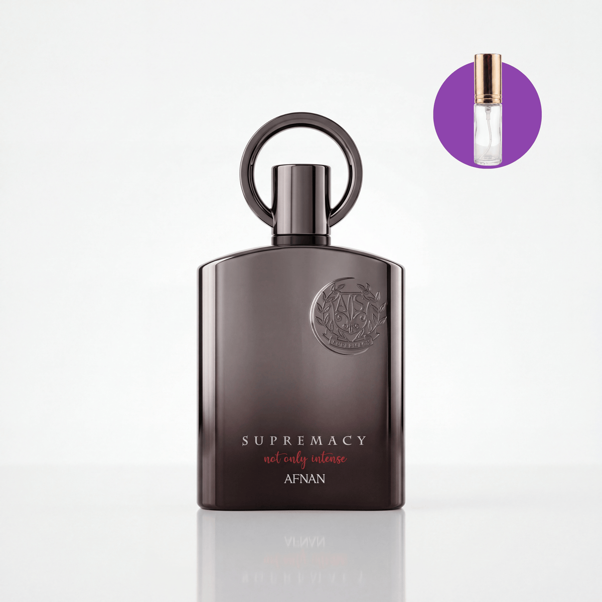 Perfume Árabe Afnan Supremacy Not Only Intense Extrait de Parfum Masculino - Decant