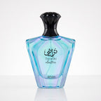 Frasco original Turathi Electric Afnan Eau de Parfum 90ml azul turquesa