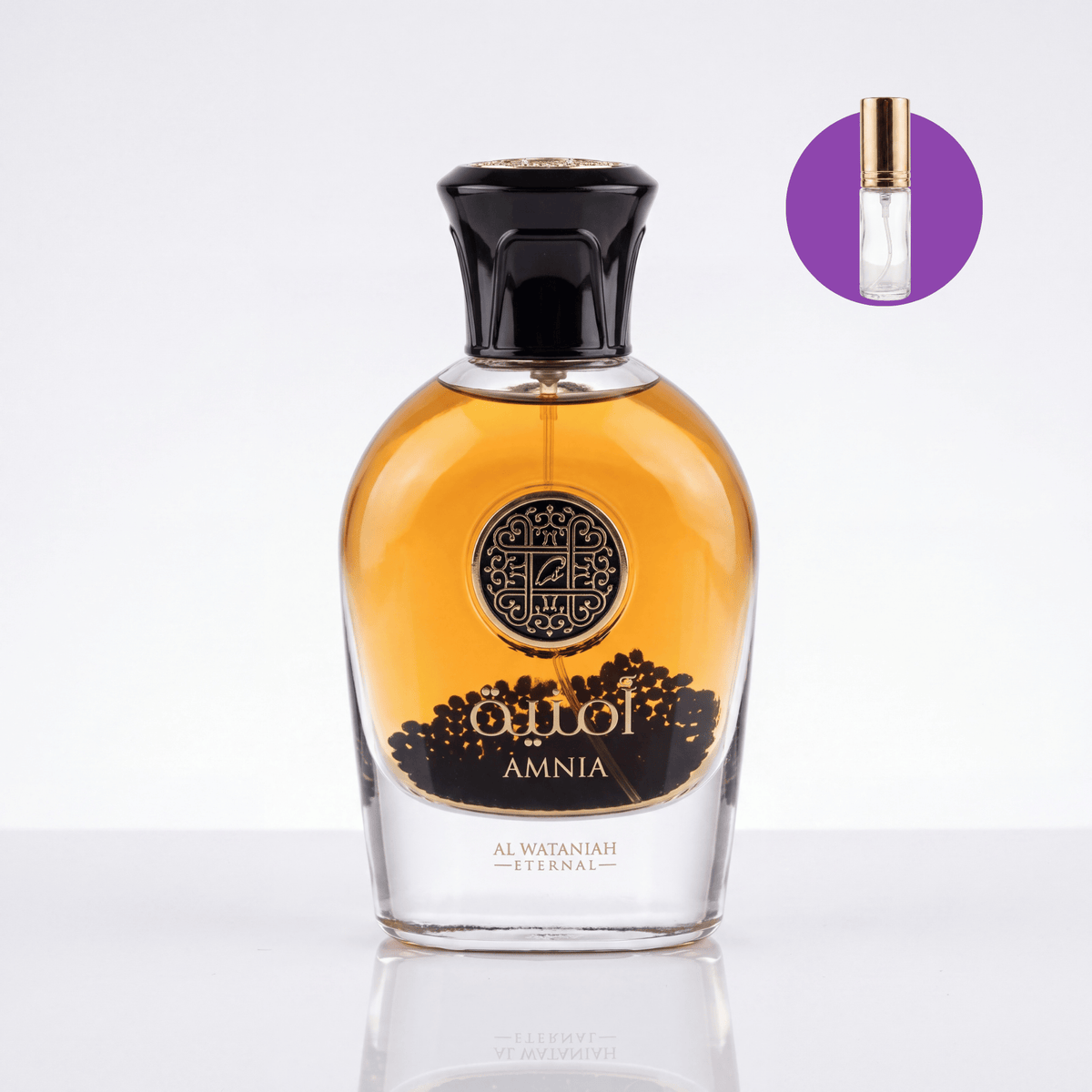 Perfume Árabe Al Wataniah Amnia EDP Unissex - Decant