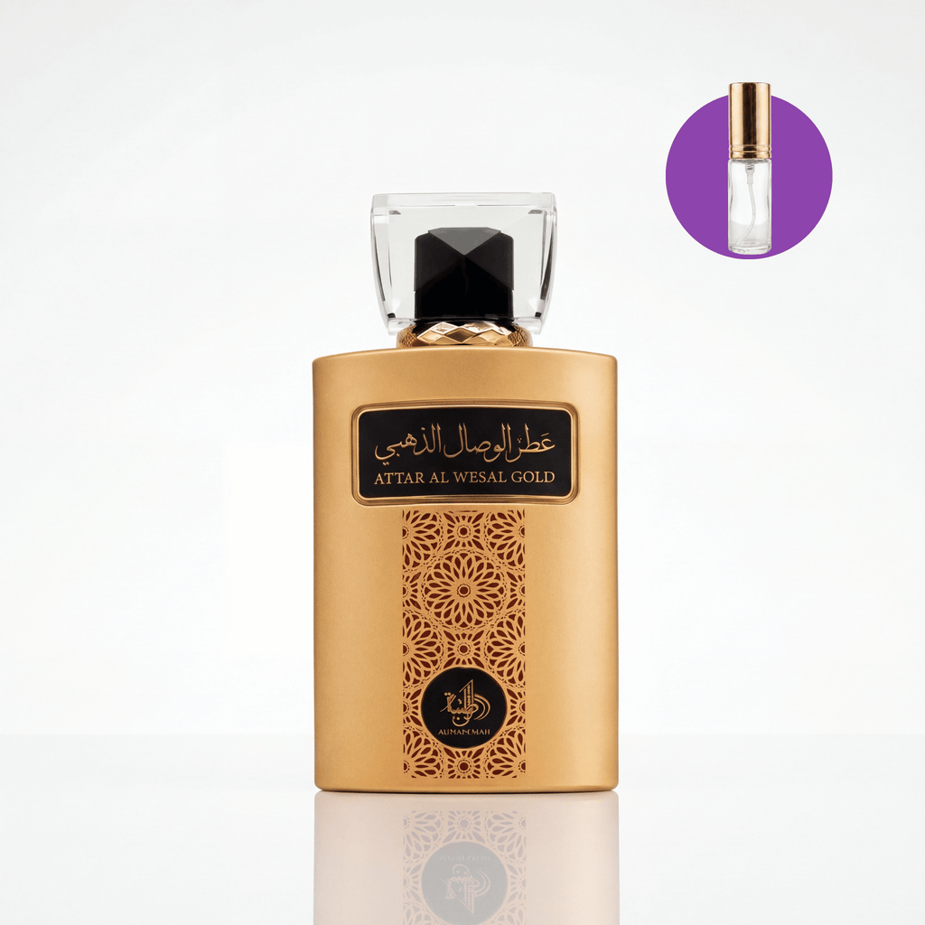 Perfume Árabe Al Wataniah Attar Al Wesal Gold EDP Compartilhável - Decant