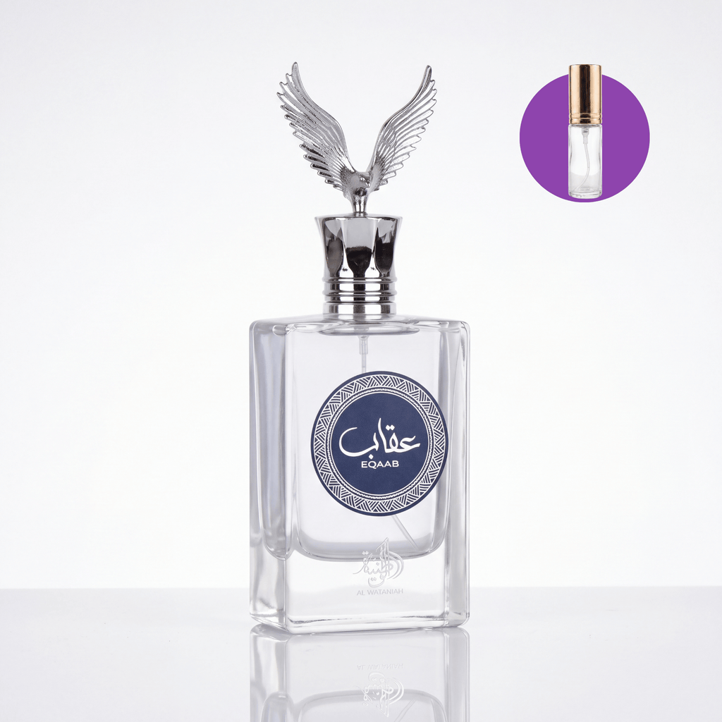 Perfume Árabe Al Wataniah Eqaab EDP Masculino - Decant