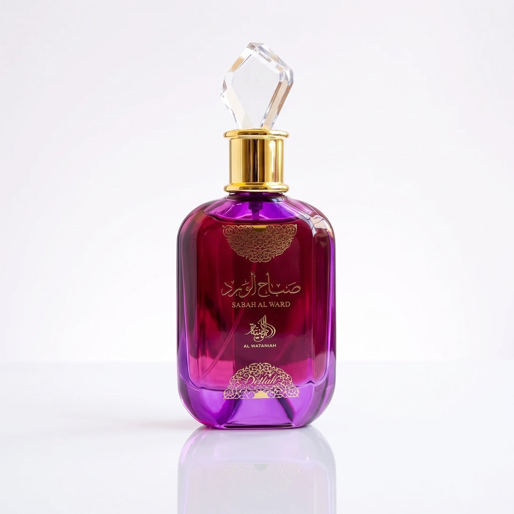 Frasco original Sabah Al Ward Delilah Al Wataniah Eau de Parfum feminino 100ml