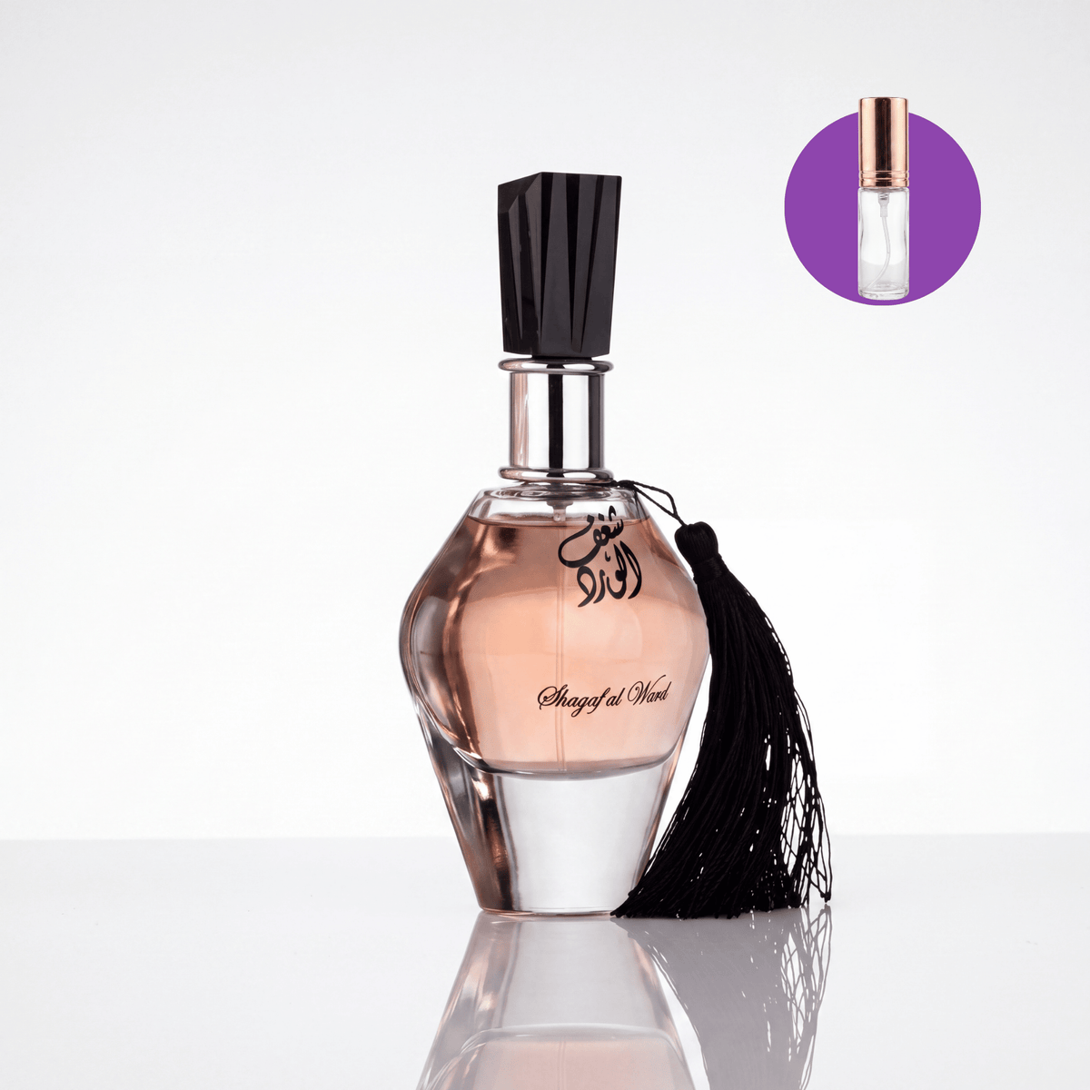 Perfume Árabe Al Wataniah Shagaf Al Ward EDP Feminino - Decant