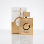 Frasco do perfume Armaf Club de Nuit Milestone EDP 105ml ao lado da embalagem original.