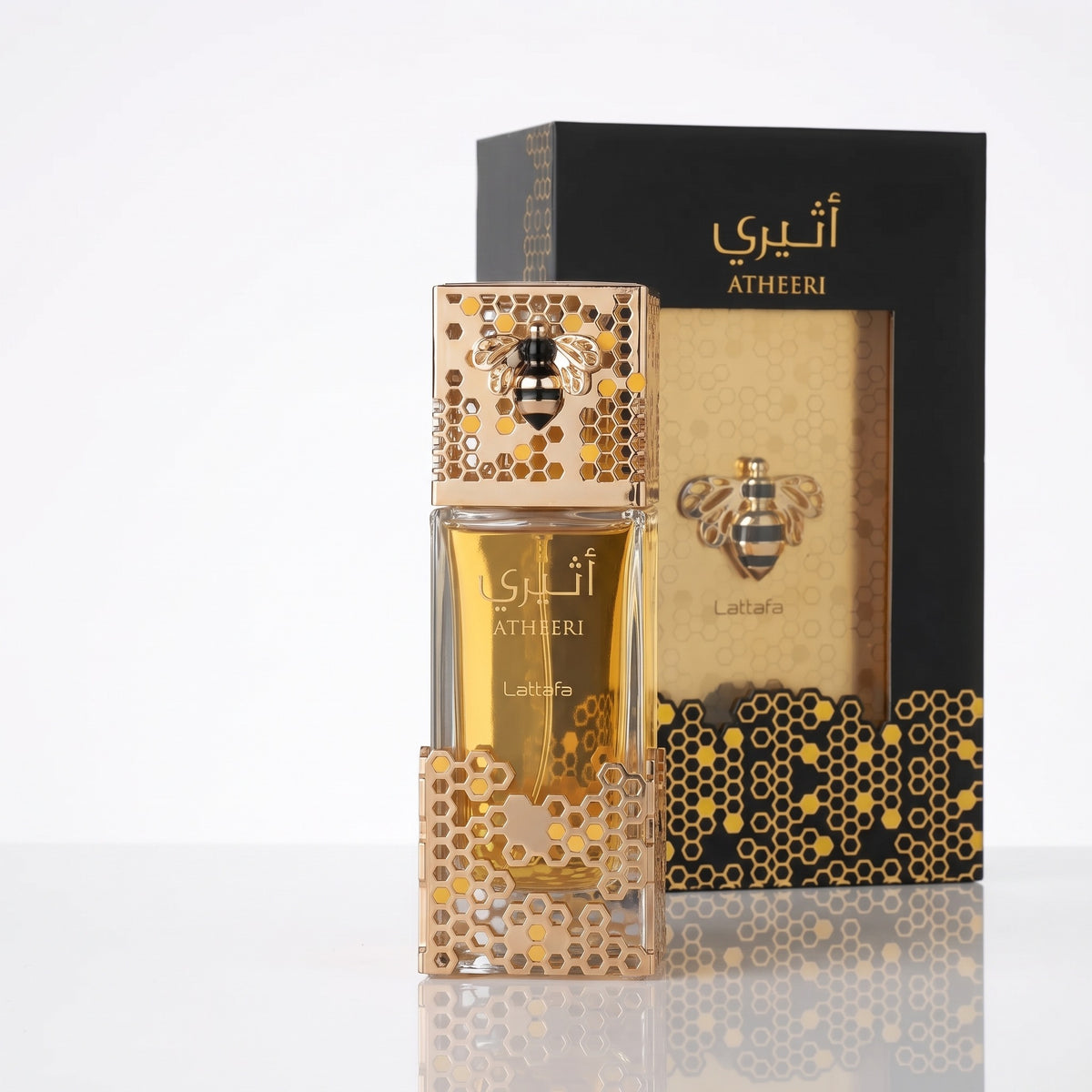 Perfume árabe feminino Lattafa Atheeri EDP 100ml com caixa