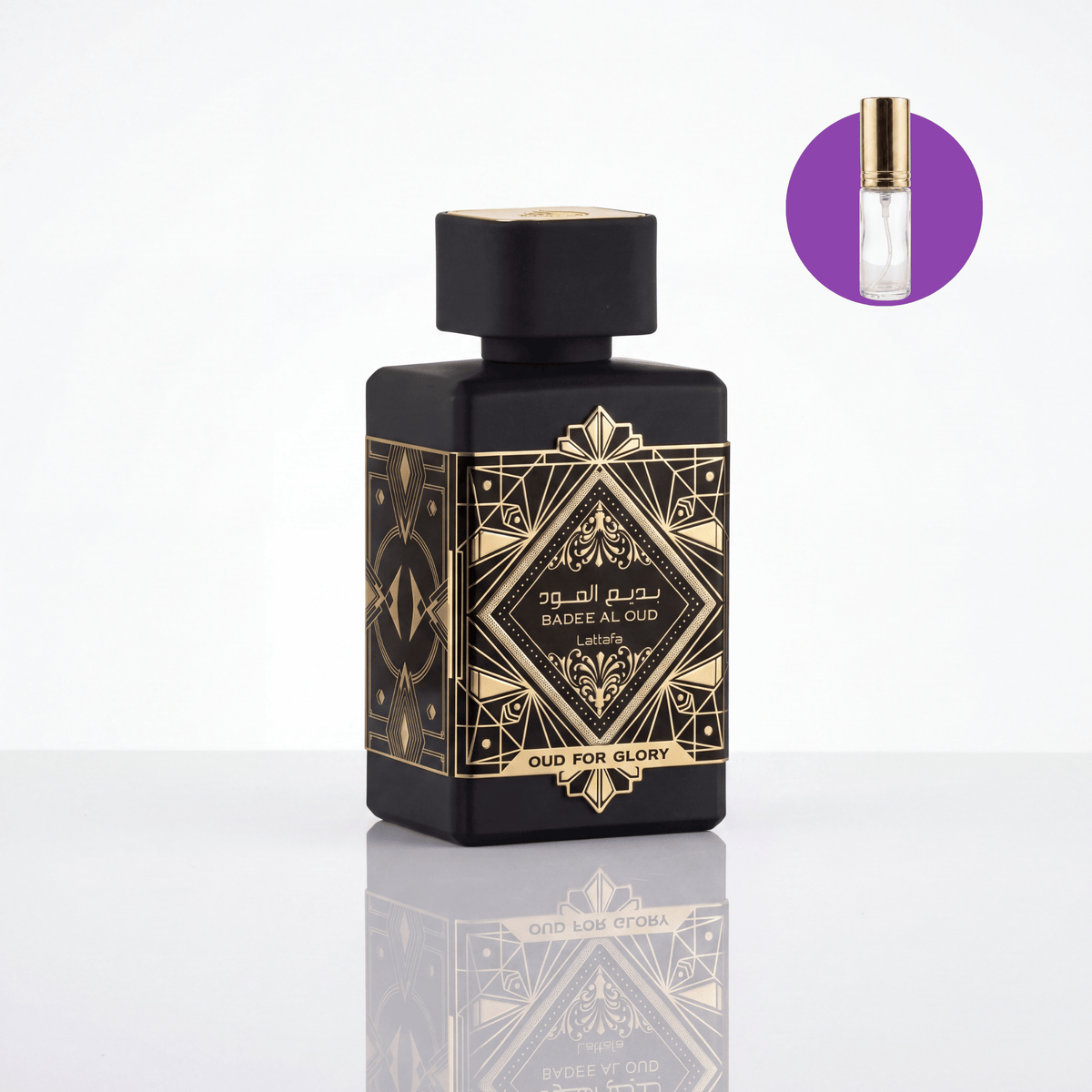 Perfume Árabe Lattafa Bade'e Al Oud Oud for Glory EDP Unissex - Decant