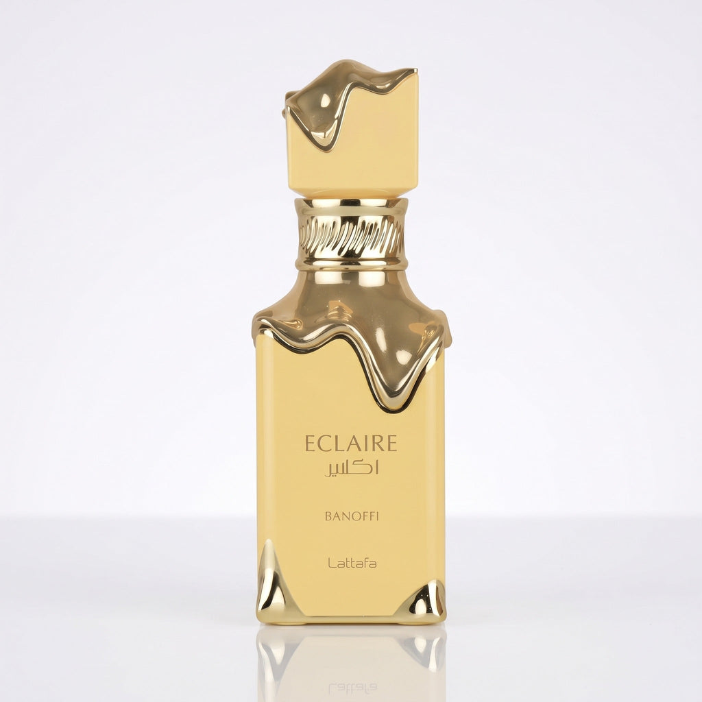 Frasco original Lattafa Eclaire Banoffi EDP unissex 100ml