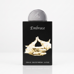 Frasco original Embrace Lattafa Pride, imagem principal do Decant Samadi