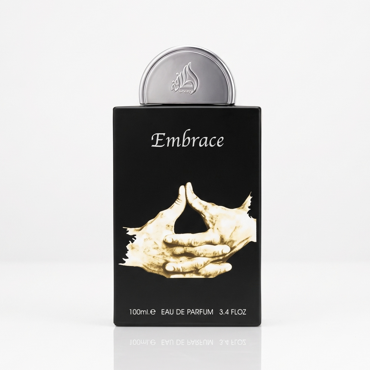 Frasco original Embrace Lattafa Pride, imagem principal do Decant Samadi