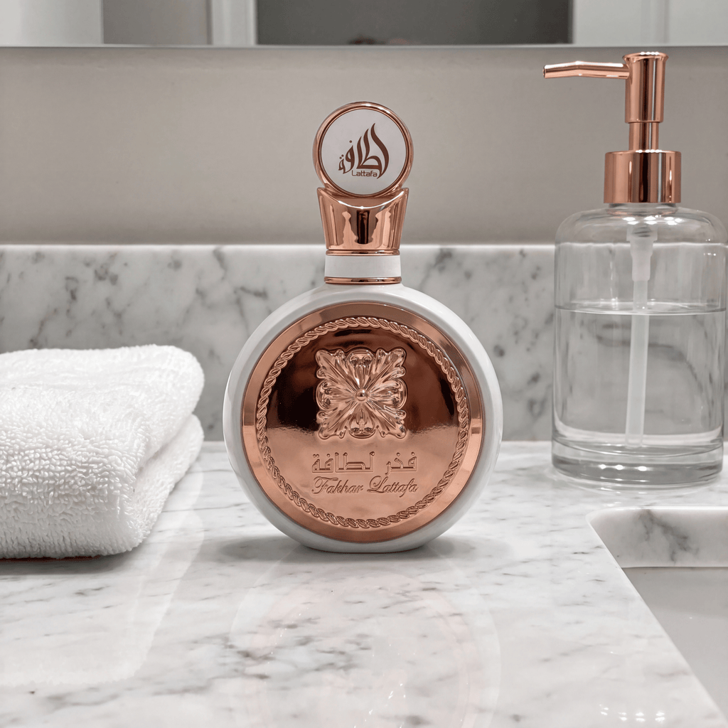 Fakhar Rose Lattafa - Perfume Árabe Feminino
