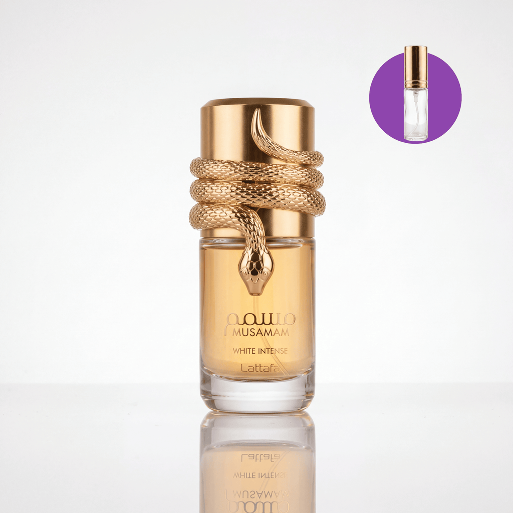 Perfume Árabe Lattafa Musamam White Intense EDP Unissex - Decant
