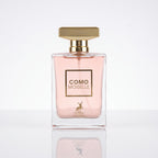 Perfume árabe feminino Maison Alhambra Como Moiselle EDP 100ml em fundo branco