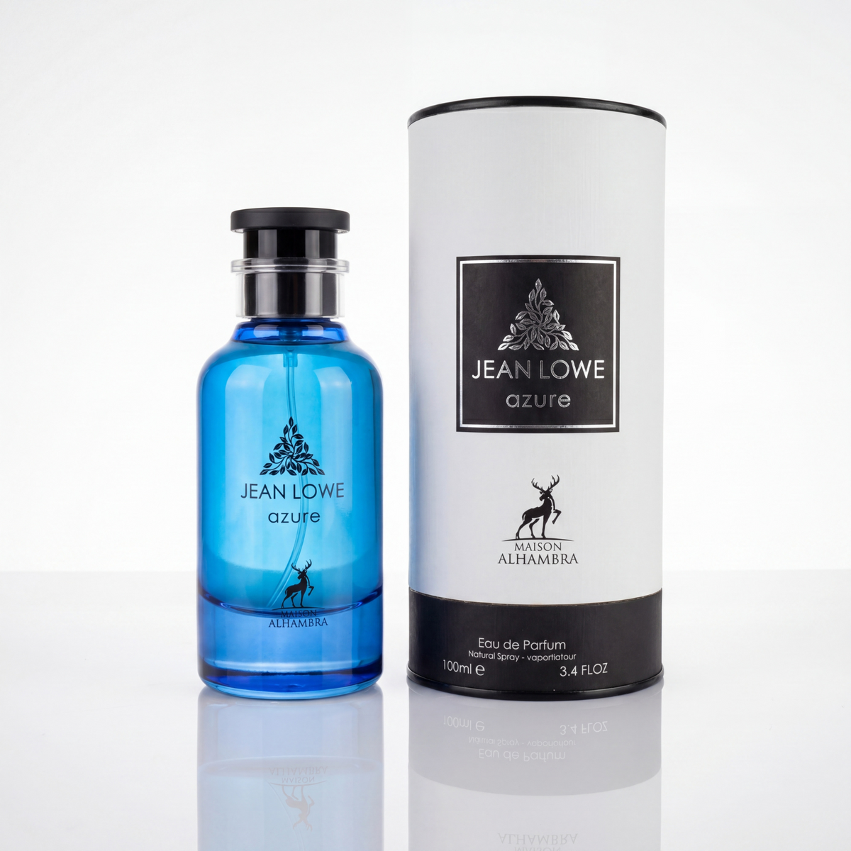 Perfume árabe Maison Alhambra Jean Lowe Azure EDP 100ml com caixa