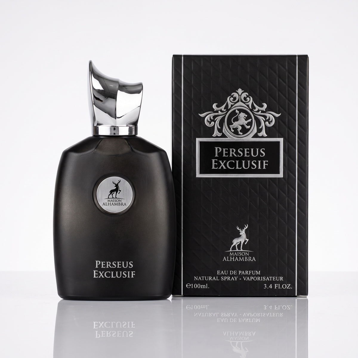 Perfume árabe masculino Maison Alhambra Perseus Exclusif EDP 100ml com caixa
