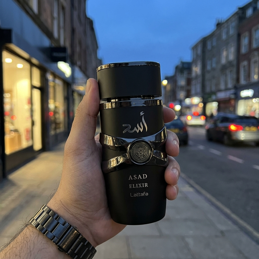 Asad Elixir Lattafa - Perfume Árabe Masculino