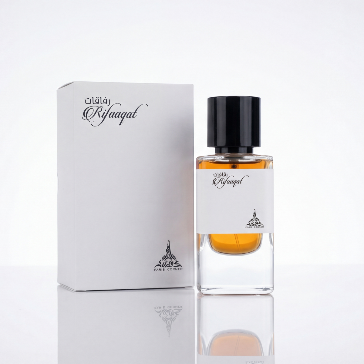 Perfume árabe compartilhável Paris Corner Rifaaqat EDP 100ml com caixa