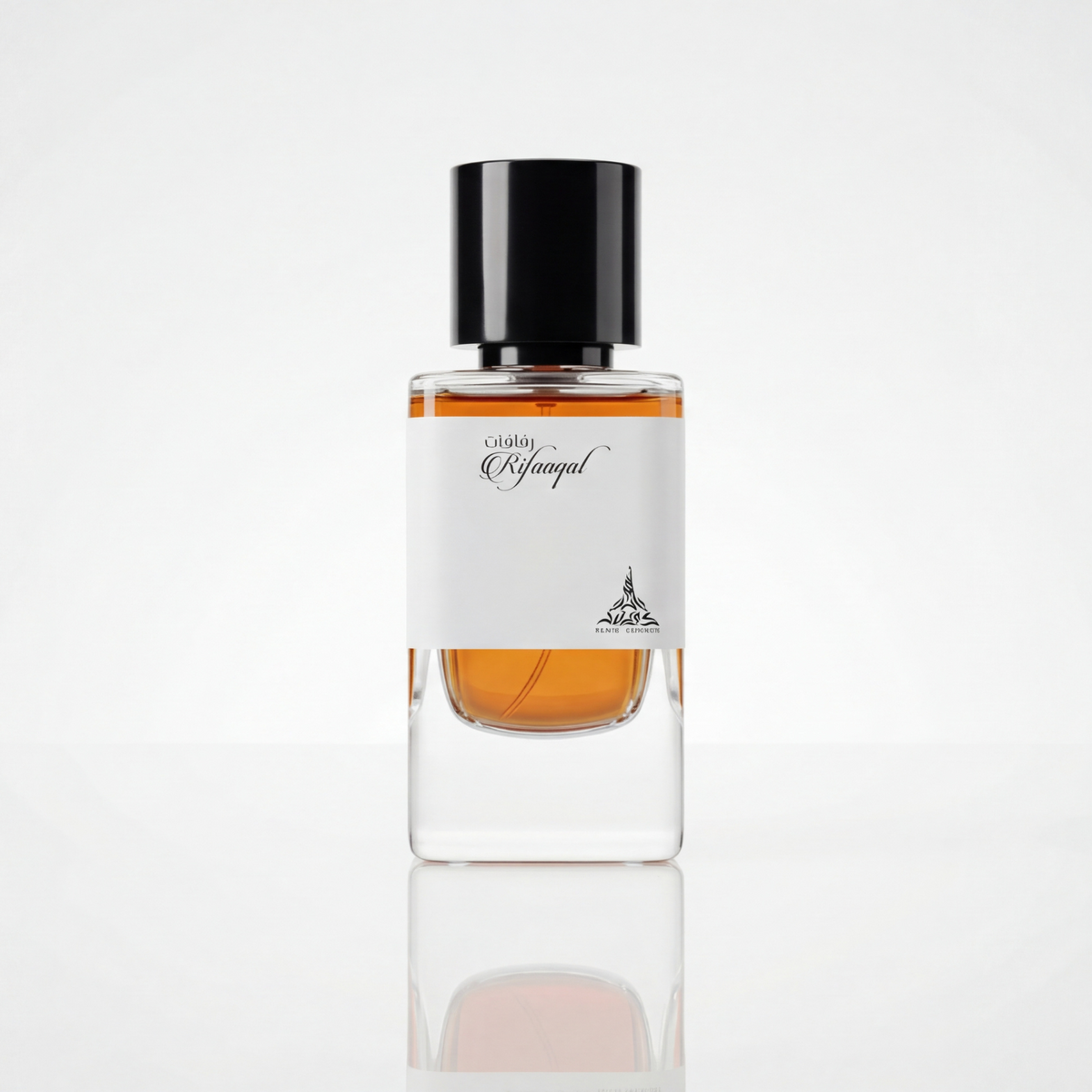 Perfume árabe compartilhável Paris Corner Rifaaqat EDP 100ml em fundo branco