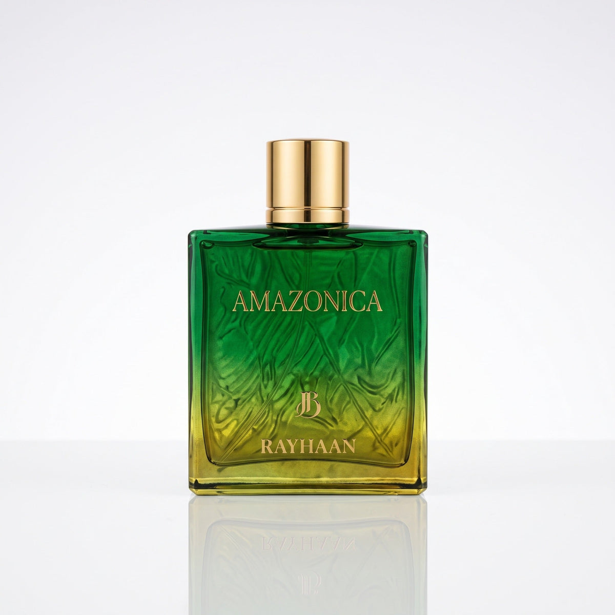 Frasco original do perfume Rayhaan Amazonica EDP unissex 100ml