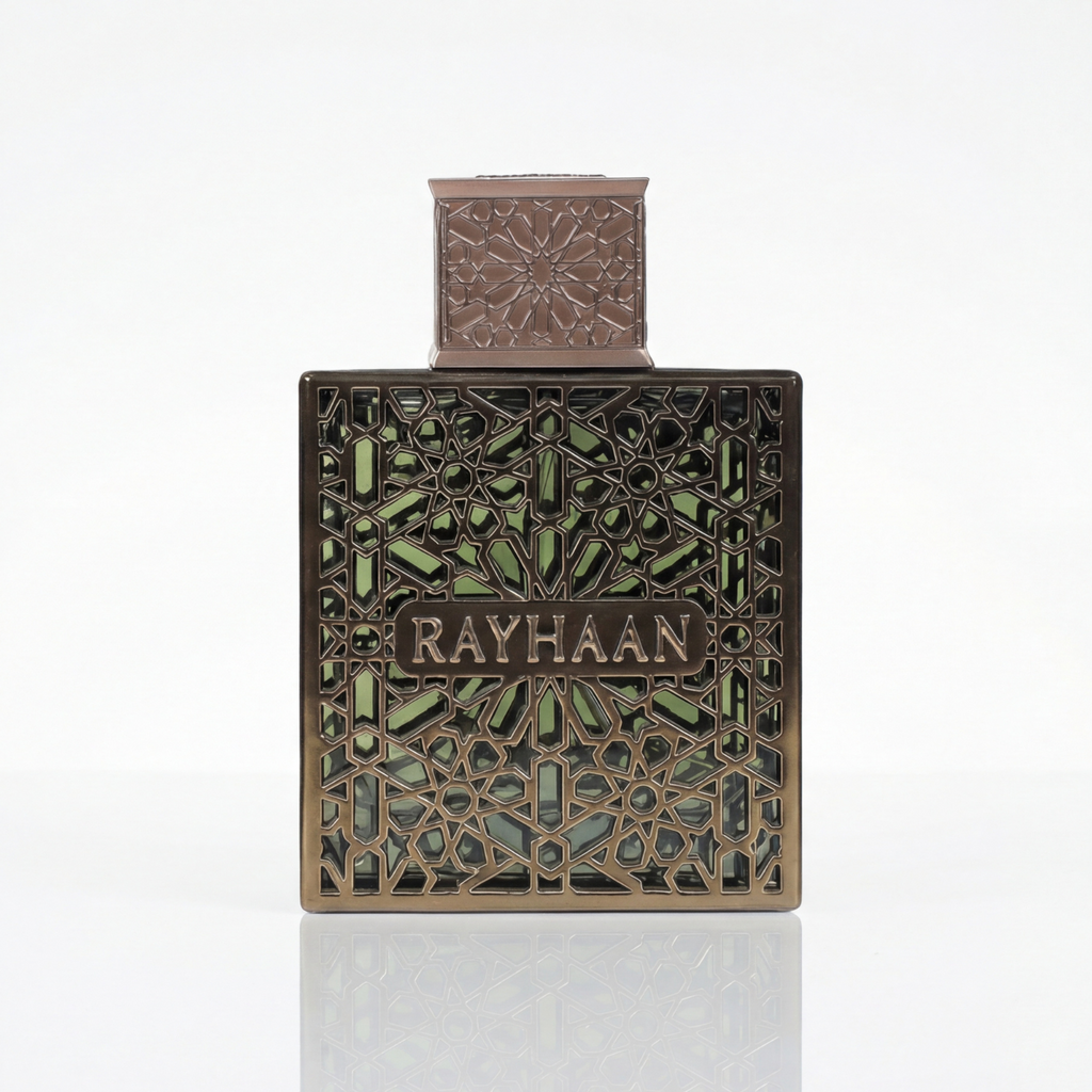 Frasco original do perfume Rayhaan Terra EDP masculino 100ml
