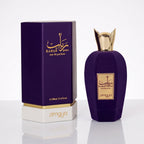 Perfume Rabab Gems Zimaya EDP com embalagem original roxa 100ml