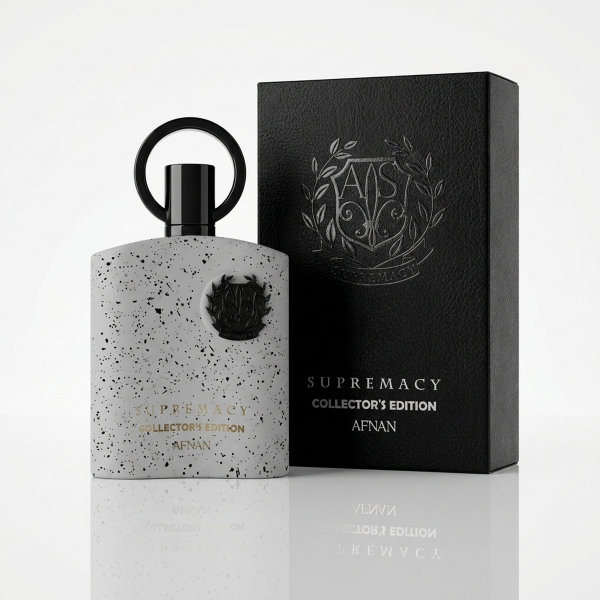 Afnan Supremacy Collector's Edition: frasco e caixa original